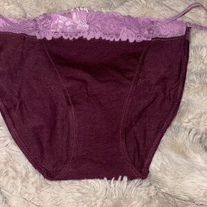 Victoria's Secret Plum and Lavender Lace Panties